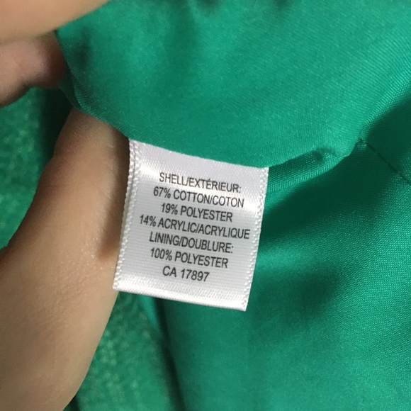 BANANA REPUBLIC | Tweed Strapless Dress - Emerald Green - Picture 7 of 7